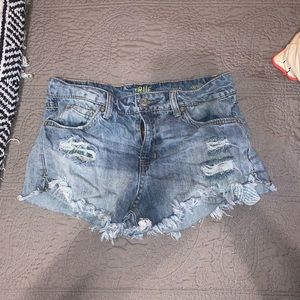 Womens jean shorts